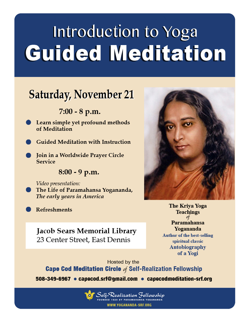 Poster for Guided Meditation